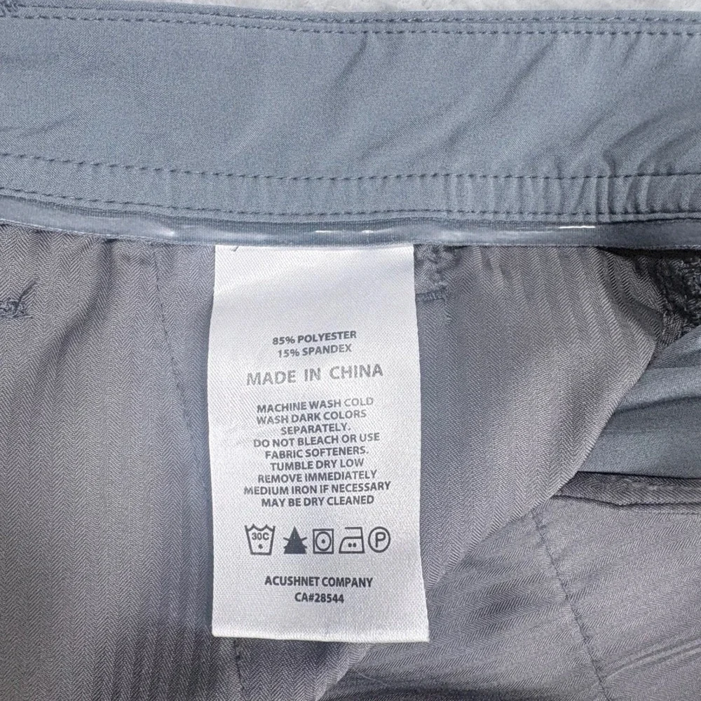 FootJoy Golf Shorts Mens 36 Gray Performance Stretch‎ Flat Front Lightweight